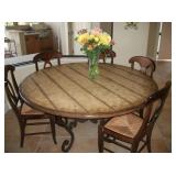 LG. TABLE/6 CHAIRS