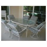 OVAL TABLE & 6 CHAIRS