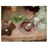 VINTAGE ART GLASS & CHINA