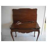 FOLDING GAME TABLE, SWORD & OPERA GLASSES