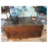 CARVED CHINESE TRUNK