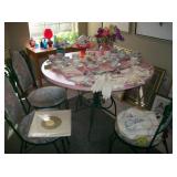 VINTAGE TABLE/4 CHAIRS