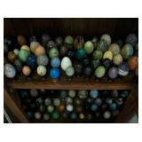HUGE MINERAL EGG COLL.