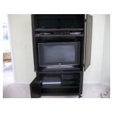 ARMOIRE, TV, BOSE SPEAKERS