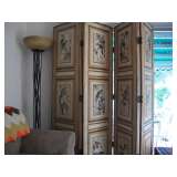 VINTAGE 4 PANEL SCREEN