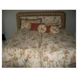 CUSTOM KING BEDDING & HEADBOARD