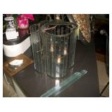 GLASS PANEL CHANDELIER