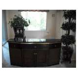 MARBLE TOP CREDENZA