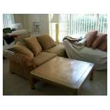 2 RATTAN SOFAS