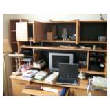 HP LAPTOP, DESK & COMPUTER