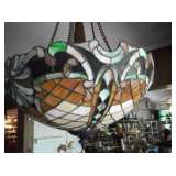 LEADED GLASS SHADE