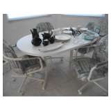 TABLE & 4 CSTOR CHAIRS