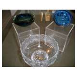 TIFFANY BOWL, SIGNED ART GLASS