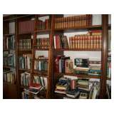 LOTS OF BOOKS - 1ST. EDITIONS & LEATHER BOUND