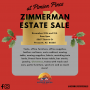 Zimmerman Family Estate Sale 