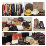 Vintage Designer Clothing, Shoes, Hats and Handbags  bidding ends 2/9