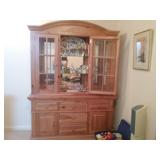 Pine China Cabinet $ 250