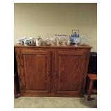 Oak Cabinet $100