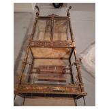 French Curio, Vitrine Brass & Marble from late 1800"s $5,000