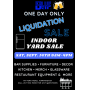 Blue Bar Co Indoor Liquidation Sale: Furniture, Restaurant Supplies, TVs, Decor, Barware and More