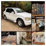 *50% OFF!* 5K SqFt 3 story on Lake Worth! Mercedes, Sail Boat, Collectibles, Antiques & More!!