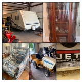 50% OFF!  *Commerce, TX* Estate w/ Woodworking Shop, Travel Trailer, Collectibles & Much More!