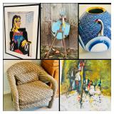 Incredible Dallas Estate Sale! Eclectic Art, Modern, Tin Litho Toys, Outdoor, Art Glass & Much More!