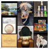 Incredible *Online Only* Gallery Auction! HUGE ASSORTMENT OF COLLECTIBLES, COINS, ETC..