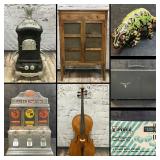BIDDING IS LIVE! Weatherford, TX *Online Only* Gallery Auction! Collectibles, Militaria, Coin Op, Advertising, Fine Furniture & More! Shipping & Local P/U Available! 