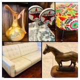 H.U.G.E. Burleson Estate Sale! Leather, Vintage Glass, Xbox, Collectibles, Quilts, Art & Much More! 