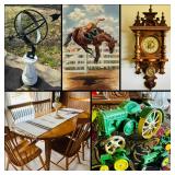 **This Fri & Sat** Incredible Commerce Estate Sale! Clock Collection, Ethan Allen, Antiques, Outdoor & Much More!