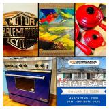 Incredible Dallas Estate Sale! Garland Stove, Legos, Autographed Sports, MCM, Art, Gourmet Kitchen..
