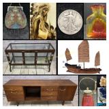 Incredible *Online Only* Weatherford Gallery Auction! Collectibles, Fine Furniture, Coins, Orig. Art, Antiques & Much More! Local P/U & Shipping Available!