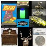 ***BIDDING IS OPEN*** ~Incredible *Online Only* Weatherford Gallery Auction! Fine Furniture, Collectibles, Art, Bronze Sculptures & Much More!! Local P/U & Shipping Available.