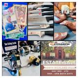 **This Fri & Sat** Incredible NRH Estate Sale! Fishing, Outdoor, Cutco, Baseball Cards, Collectibles, Art & Much More!