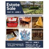 **This Fri-Sun**  Incredible Arlington Estate Sale Featuring Over 200 Lladros, MCM, Vinyl, Collectibles & Much More!!