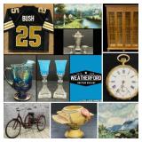 BIDDING ENDS FRIDAY!! Incredible *Online Only* Weatherford Gallery Auction! Collectibles, Fine Furniture, Art, Antiques & Much More!! Local P/U & Shipping Available!
