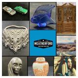 **BIDDING ENDS FRIDAY**Incredible *Online Only* Weatherford Gallery Auction! Fine Furniture, Antiques, Collectibles, Art & Much More! Local P/U & Shipping Avail.  