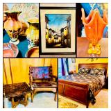 This Fri & Sat! **Incredible Carrollton Estate Sale** Collectible, Paintings, Jewelry, Fenton, Pyrex, Leather, Tools, Appliances, Books, Unique Accents & Much More!!