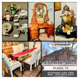 This Fri & Sat! ~Incredible Plano Estate Sale! Vintage Pyrex, Patio Heater, Gaming, Fishing, Collectibles, Vintage, Tools, Terracotta, Yard art, Outdoor, Nice Appliances & Much More!!
