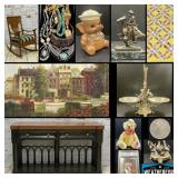 Incredible *Online Only* Weatherford Gallery Auction! Fine Furniture, Coins, Memorabilia, Art, Lladro, Steiff & More! Bidding Ends Friday! 