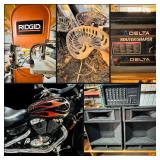 This Fri & Sat! ~Incredible *Lake Weatherford* Woodworking Shop, Equipment, Tools, Lumber, Motorcycle, Collectibles, Pallet Rack & Much More!