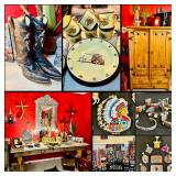 This Fri & Sat! ~Incredible Ft Worth Estate Sale! Western, Native American, Collectibles, Primitives, Sterling, 1950
