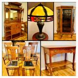This Fri & Sat! Incredible Arlington Estate Sale! Stunning Antiques, Sterling Flatware, La-Z-Boy, Stained Glass, Reverse Painting, Nice Appliances, Natuzzi Leather, Collectibles & Much More!!
