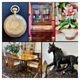 This Fri & Sat! Incredible Plano Estate Sale! Lalique, Globe Wernicke, Johnny Was, Sterling, Outdoor, Solo Stove, Cutco, Fashion, Jewelry, Seasonal, Fine Antiques, Old Books, Vintage & Much More!!