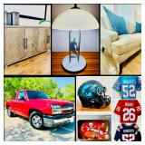 This Fri & Sat! ~Incredible Little Elm Estate Sale! Chevy Silverado, Leather, MCM, Contemporary, Outdoor, Tools, Home Theater, Collectibles, Memorabilia & Much More!!
