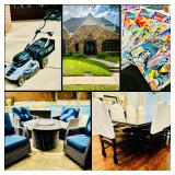 This Fri & Sat! ~Incredible Mansfield Estate Sale at Kings Mill! Stunning Furniture, Accents, Collectibles, Cordless Lawn Equipment, Freezer, Fire Pit Set, Comic Book Collection & More!!!