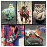 Bidding Closes Friday! Stunning *Online Only* Native American Art Auction by Weatherford Auction Gallery! Local P/U & Ship