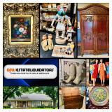 This Fri & Sat! ~Stunning Dallas Estate! Dior, Baccarat, Hancock & Moore, Barrister Bookcase, Transfer-ware, Paintings, Early American, Unique Accents, Collectibles Galore & Much More!!