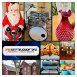 This Fri & Sat! ~Incredible Flower Mound Estate Sale! Taylor Guitar, Drums, Bose PA, Collectibles, Accents, Outdoor, Fine Furniture, Garage, Appliances & Much More!